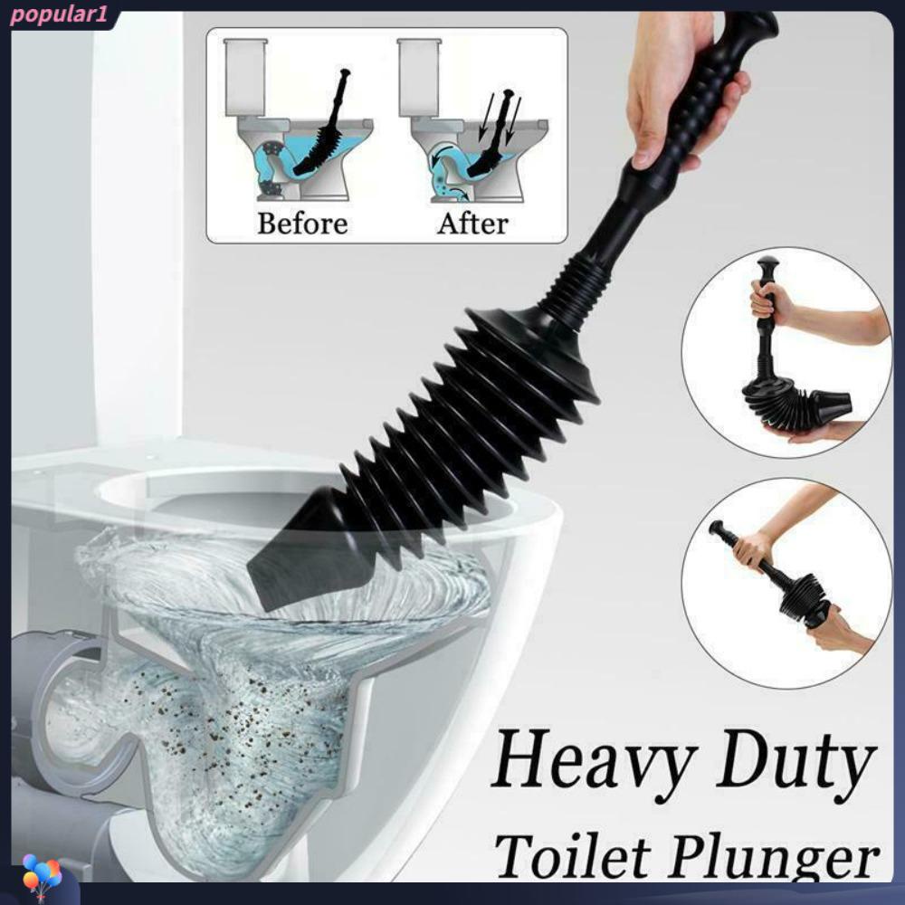 Populer Toilet Plunger Reusable Clean Bathroom Supply Drain Sumbatan Buka Blokir