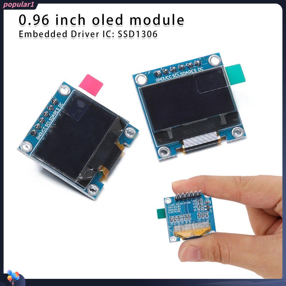 Modul Display OLED Populer Mudah Digunakan 0.96 inch 128X64 LCD Screen Board