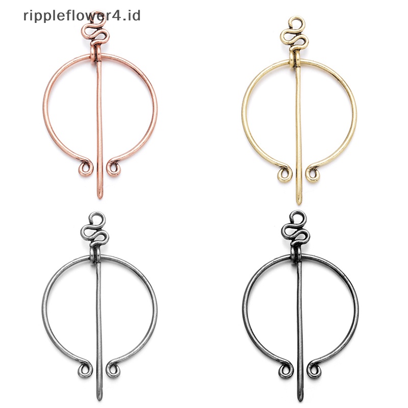 {rippleflower4.id} Viking Fashion Alloy Bros Pin Brooch Perhiasan Kostum Aksesori Untuk Wanita~