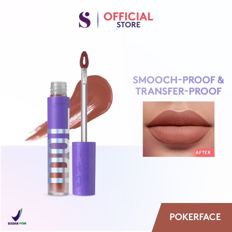 SOMETHINC Idol Blurry Soft Lip Matte - Lip Cream Matte - Lipstik Waterproof Awet dan Tahan Lama