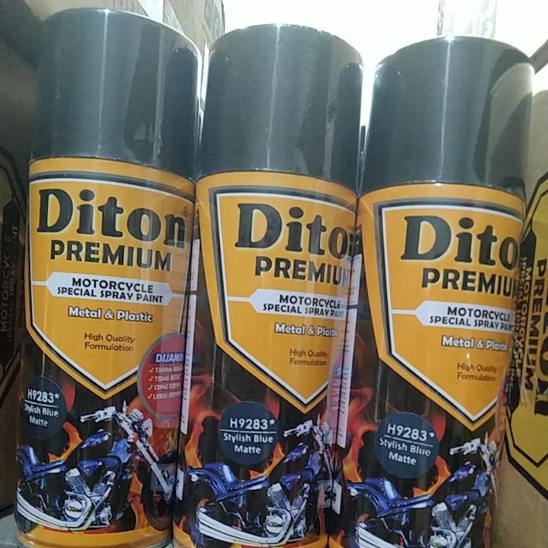 cat semprot Pilok Pilox cat Diton Premium Stlylist Blue Matt 9283 400cc biru Vario Bitu tua vario biru matt biru doff