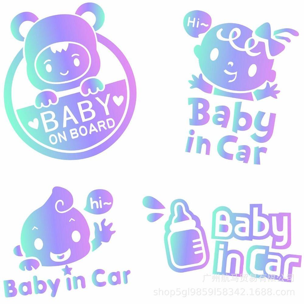 Stiker Mobil Populer Aksesoris Mobil Motor Anak Bayi Baby In Car