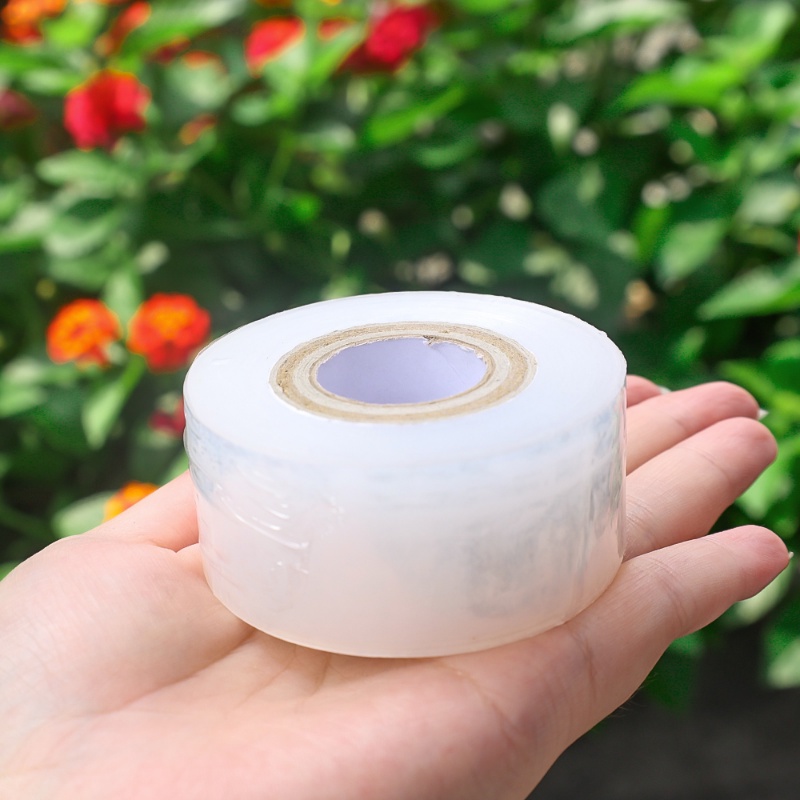 120m /Roll Stretchable Nursery Grafting Tape/ Lebar 3cm Perekat Diri Bibit Tanaman Grafting Film Band