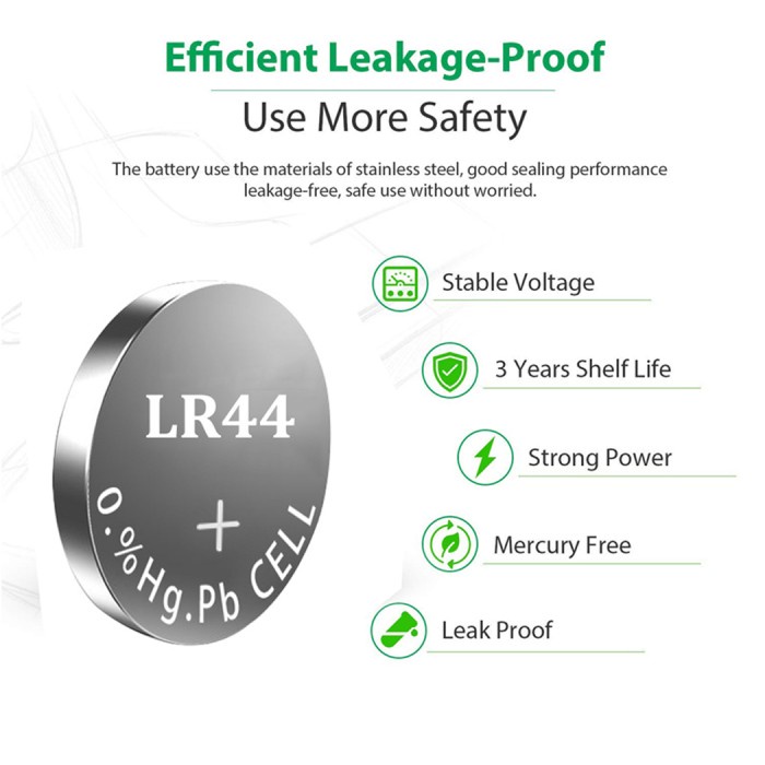 Baterai Battery Batre AG13 LR44 A76 SR44 357 303 1.5V JAM REMOTE PEN