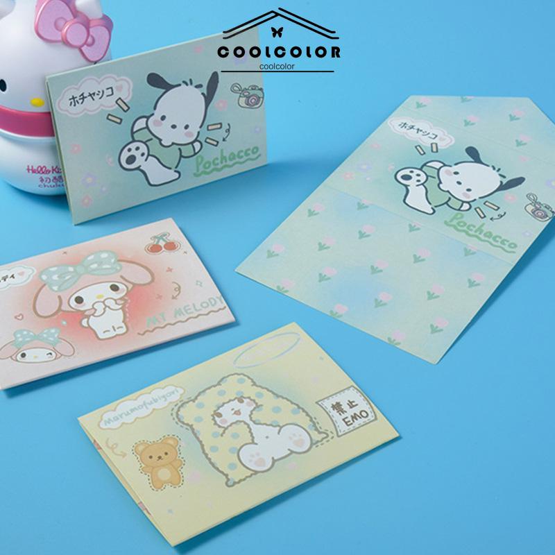 COD❤️kartu ucapan lipat hello kitty melody cinnamoroll kuromi pochacco maru- cl