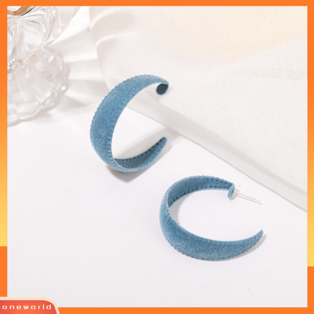 [WOD] Wanita Musim Dingin Jatuh Vintage Hoop Earrings Ear Studs Hadiah Untuk Pesta Banquet Club