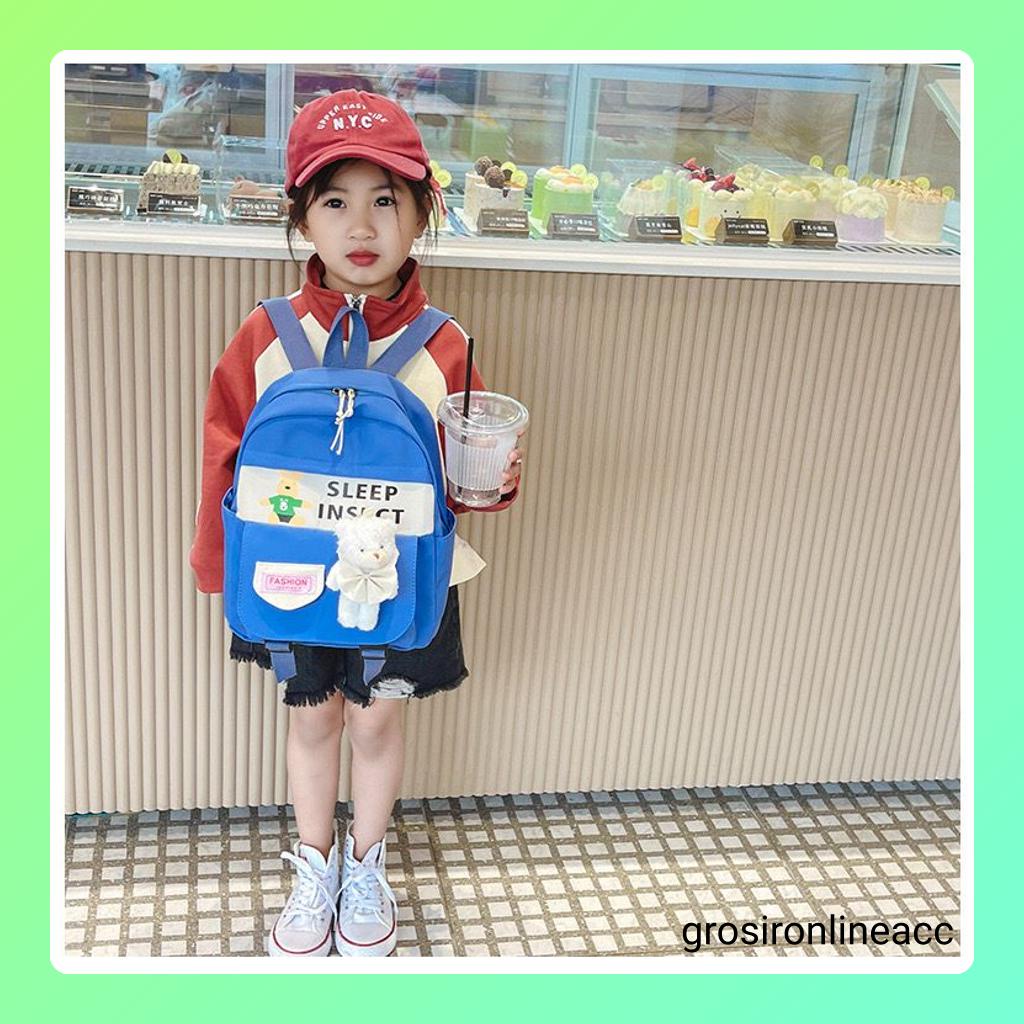 NEW Ransel anak punggung sekolah jalan mall travelling travel FT72 24 x 10.5 x 31 cm