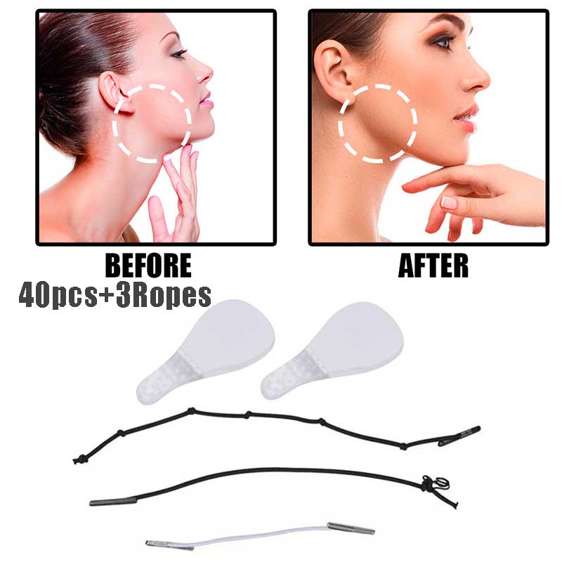 Stiker Wajah Anti Kerut Sticker Garis Wajah Face Lift Tape Sticker