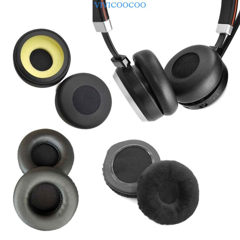 Vivi Soft Ear Pads Headphone Earpads Untuk Evolve20 20se 30 30II Headphone Tebal Bantal Earphone Earpads Sleeves Ear Pa