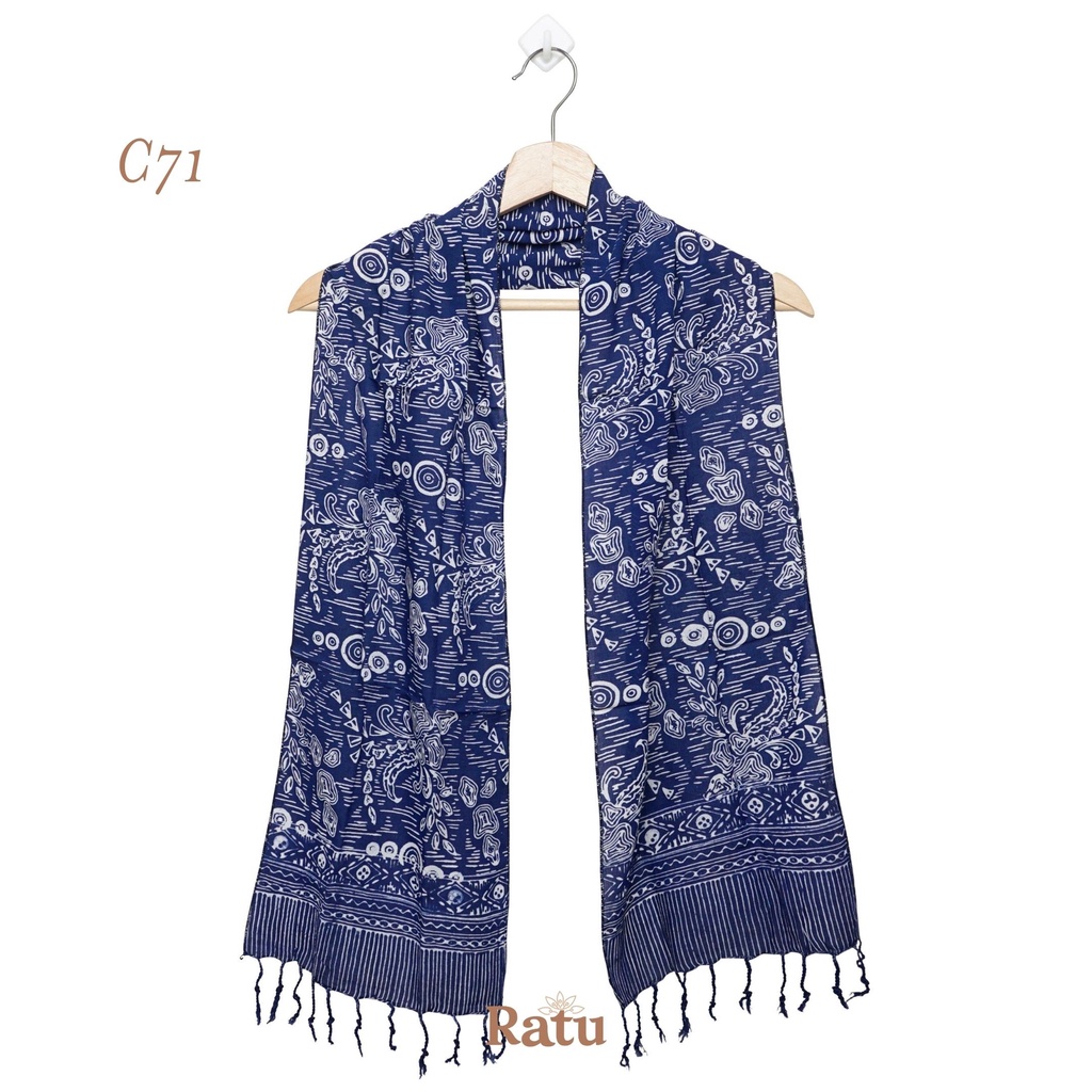 RATU - Scarf Batik C71 Blue