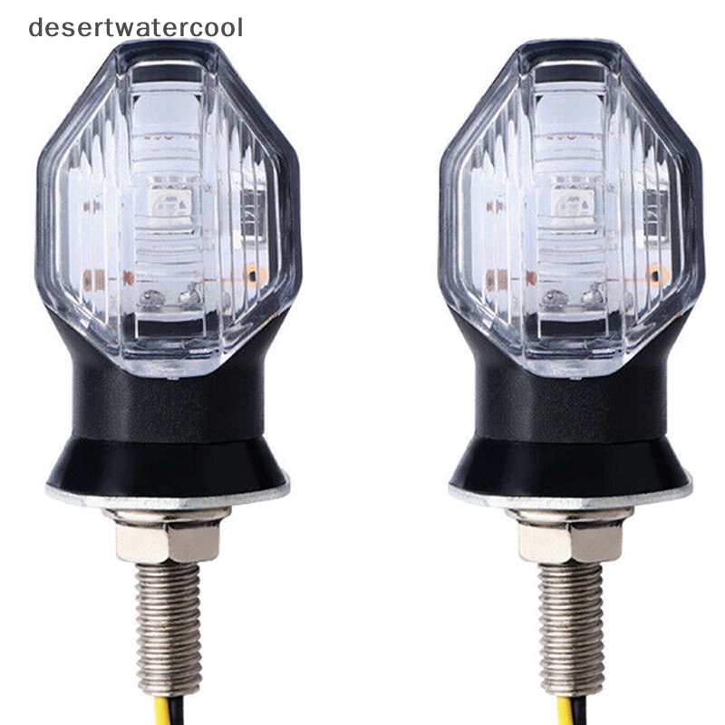 Deid 2x Universal Motor 1LED Amber Sein Indikator Sinyal Sepeda Blinker Lampu Martijn