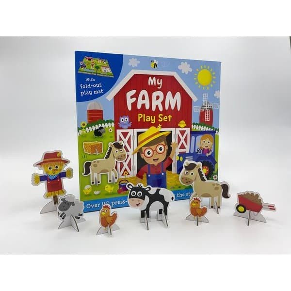 Buku BBW PRESS-OUT AND PLAY BOARD: MY FARM PLAY SET