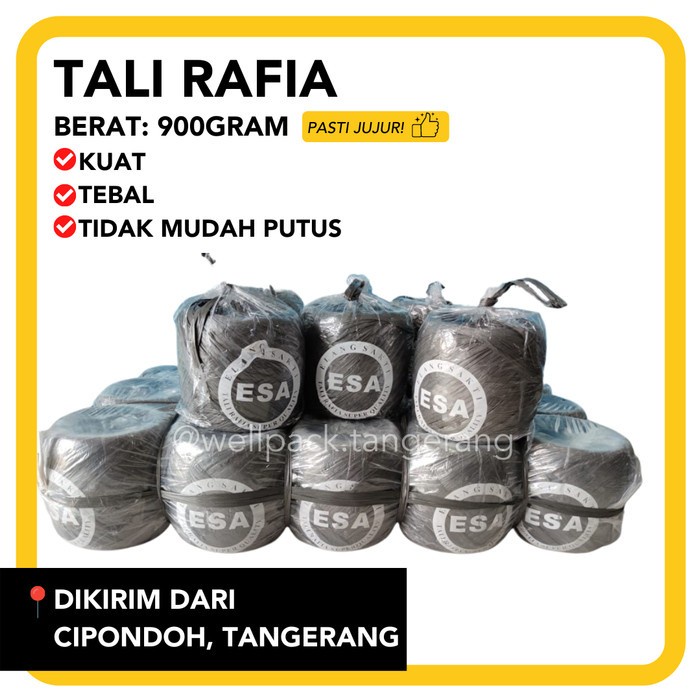 

Tali Rafia / Tali Rapia 900gram Hitam