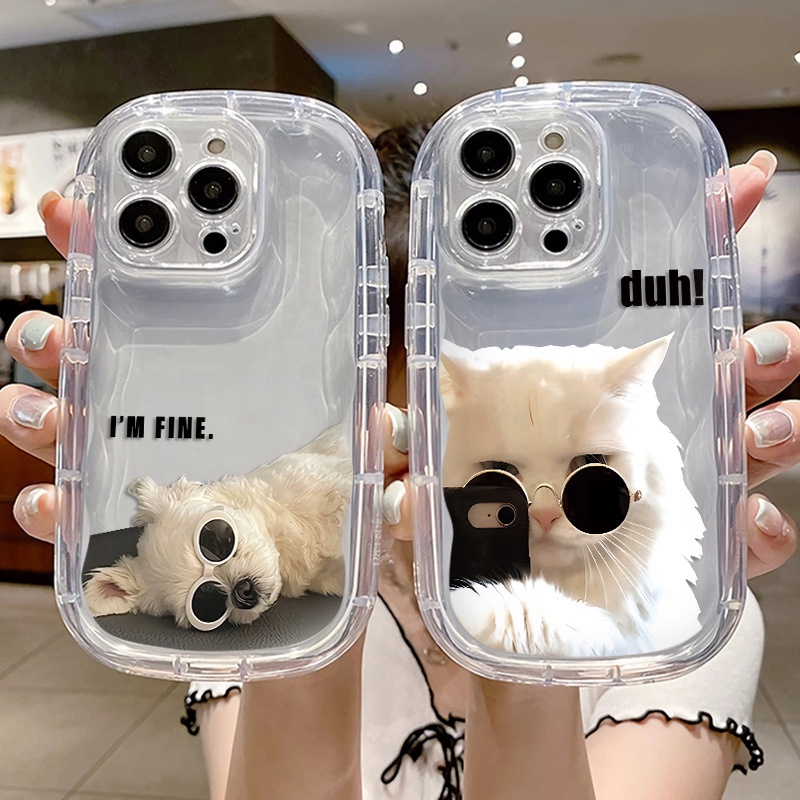 IPHONE Soft Phone Case Kompatibel Untuk Iphone14 12 13 11 Pro XS Max XR X8 +7 Plus Casing Silikon TPU Shockproof Transparan Cover