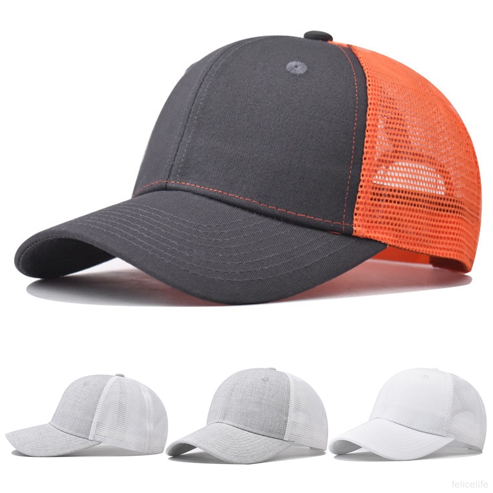 Topi Baseball Pria Wanita Casual Temperamental Splicing Adjustable Hats