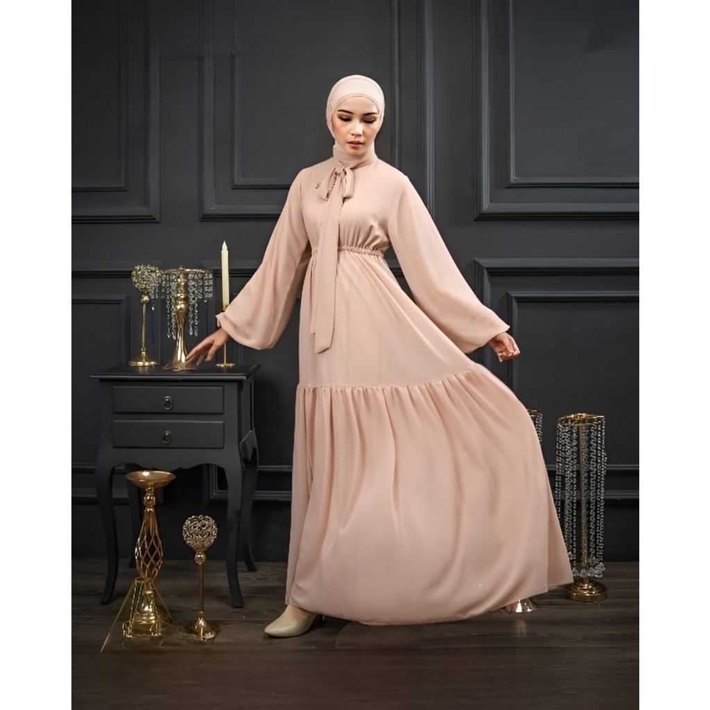 Durpadi Dress Muslim All Size Fit To XL Wudhu Friendly Gamis Muslim Premium Casual Daily Wanita Remaja