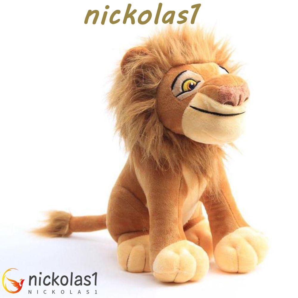 Nickolas1 Simba Plush Toy 30 cm Ulang Tahun Boneka Plush Boneka Binatang Mufasa Lembut Lion Plush Toys