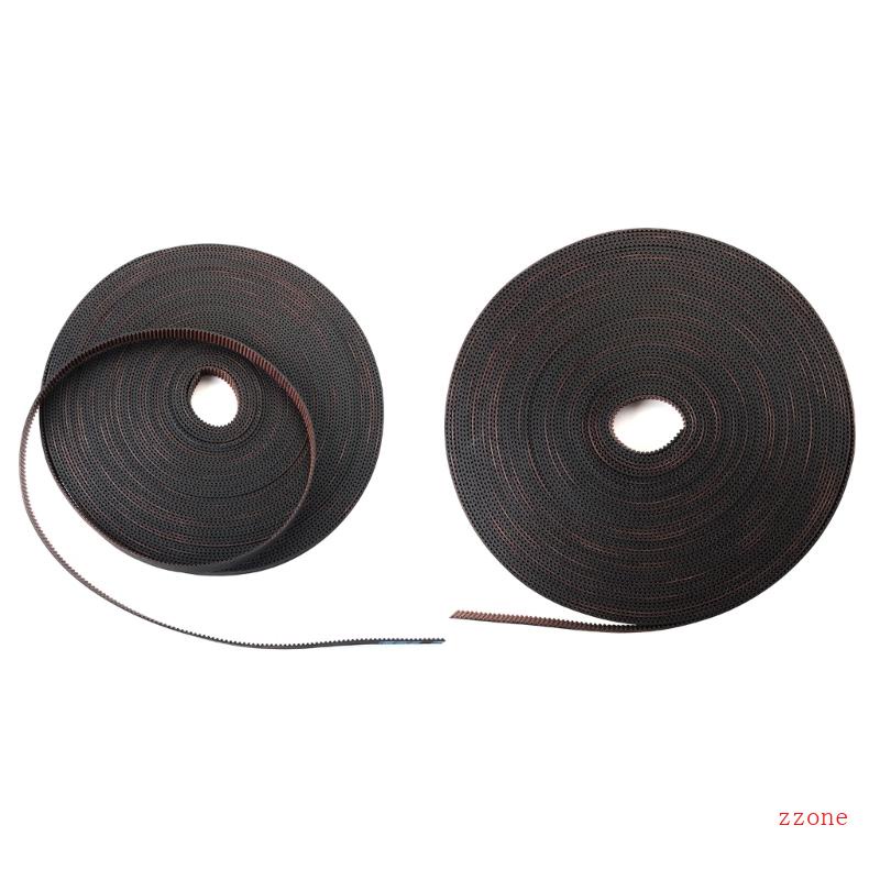 Zzz 3D Printer Belt 2 5meter GT2 Belt Lebar 9mm Untuk Creality Ender3 3 Pro Ender5 CR-10 10S Anet A8 CNC 3D Printer
