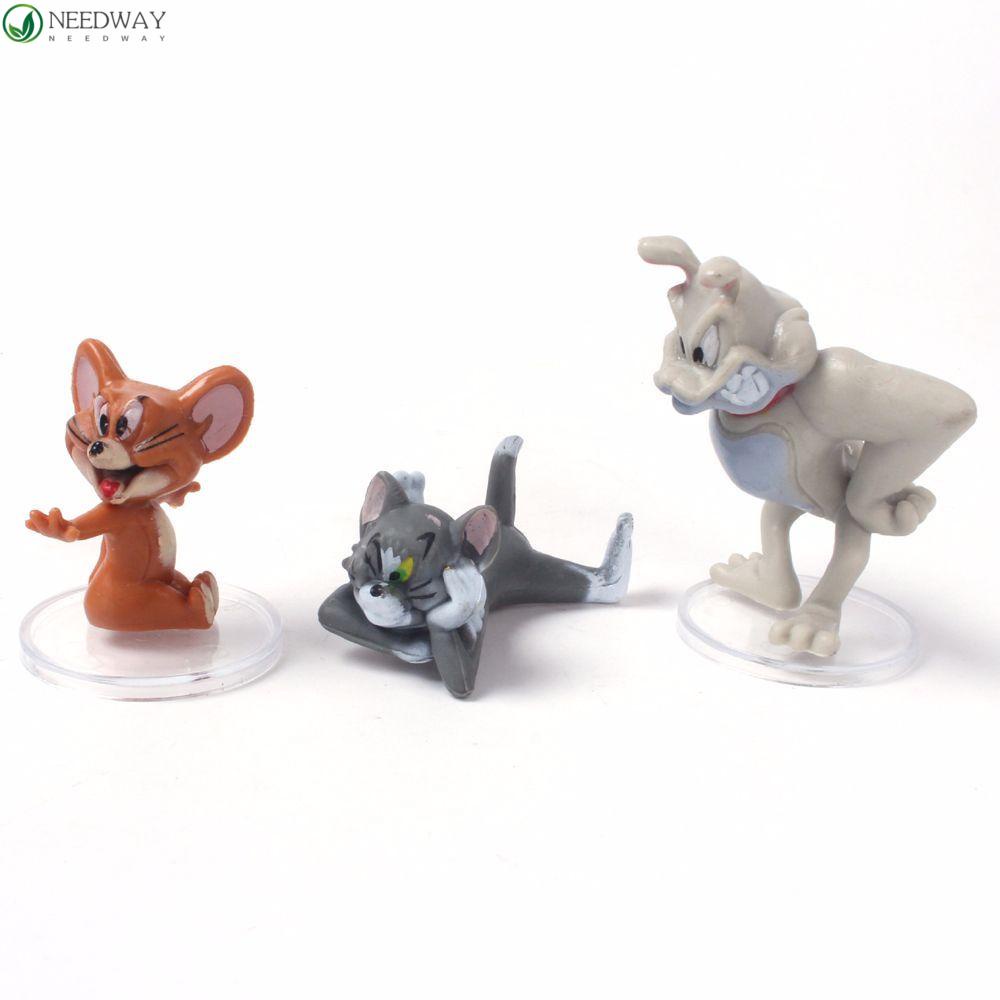 Needway Figure Model Kid Kado PVC Mini Figure Model Kartun Ornamen Jerry Mouse