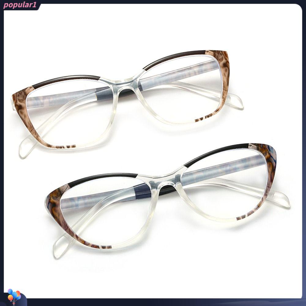 Populer Kacamata Baca Nyaman Portable Bunga Vintage Ultra Ringan Frame