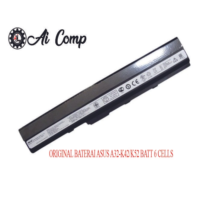 Baterai Original Laptop Asus K42F K42J K42JC K42JE K42 K52 A32-K52