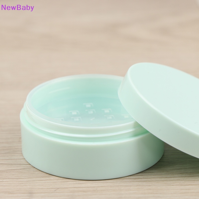 Newbaby 5g Toples Kosmetik Plastik Kosong Loose Powder Box Toples Alat Make Up Dengan Sifter ID