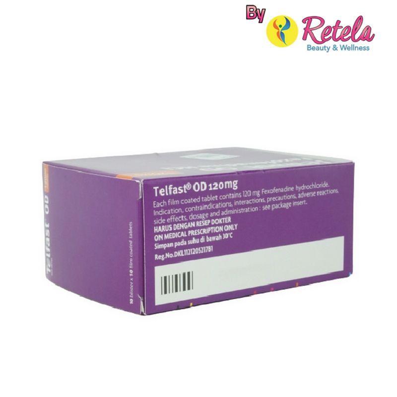 TELFAST OD 120MG 1 STRIP 10 CAPSUL