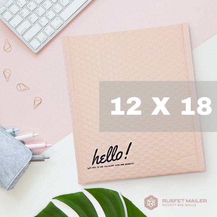

[SC] AMPLOP BUBBLE | BUBBLE MAILER | BUBBLE PACKING ONLINE PINK MATTE 12X18 - PINK MATTE, 12CM X 18CM