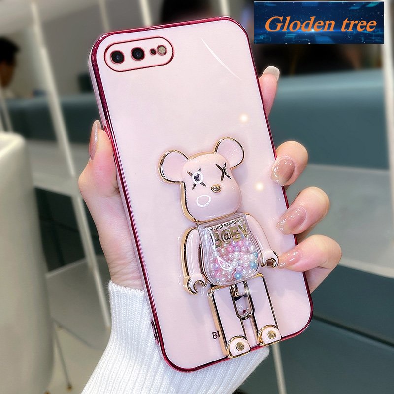 [cuci Gudang]loden tree stapelasing iphone 7 plus iphone 8 plus iphone se 2 2020 ipnone se3 2022 Casing ponsel 1oftcase -motiflectroplated silikon shockproof new design