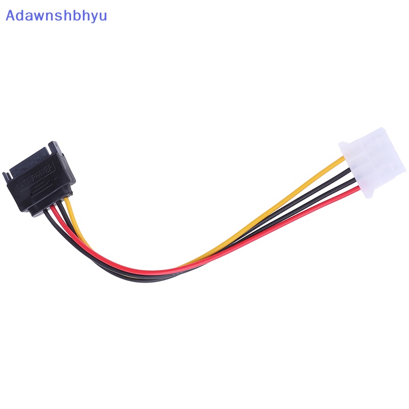 Kabel Power Adhyu SATA to IDE 15pin SATA Male to Molex IDE 4pin Female Cable Adapter ID