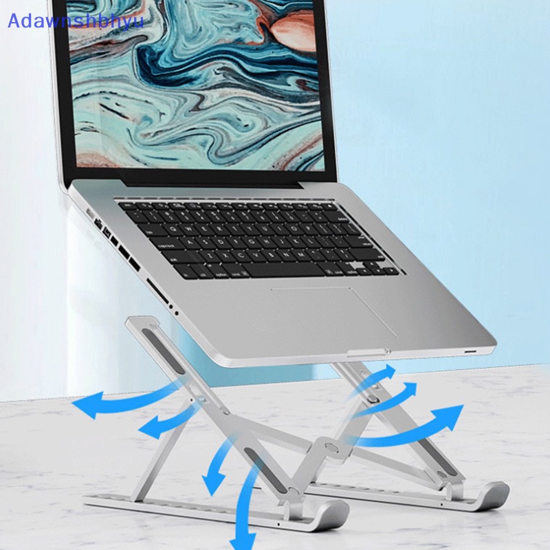 Adhyu Laptop Stand Portable Notebook Holder Adjustable Tablet Berventilasi Lipat ID