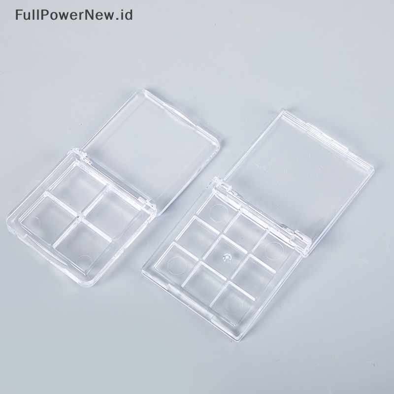 Power Nail Tip Box4 /9 Grids Tempat Penyimpanan Kosong Nail Art Organizer Container Box ID