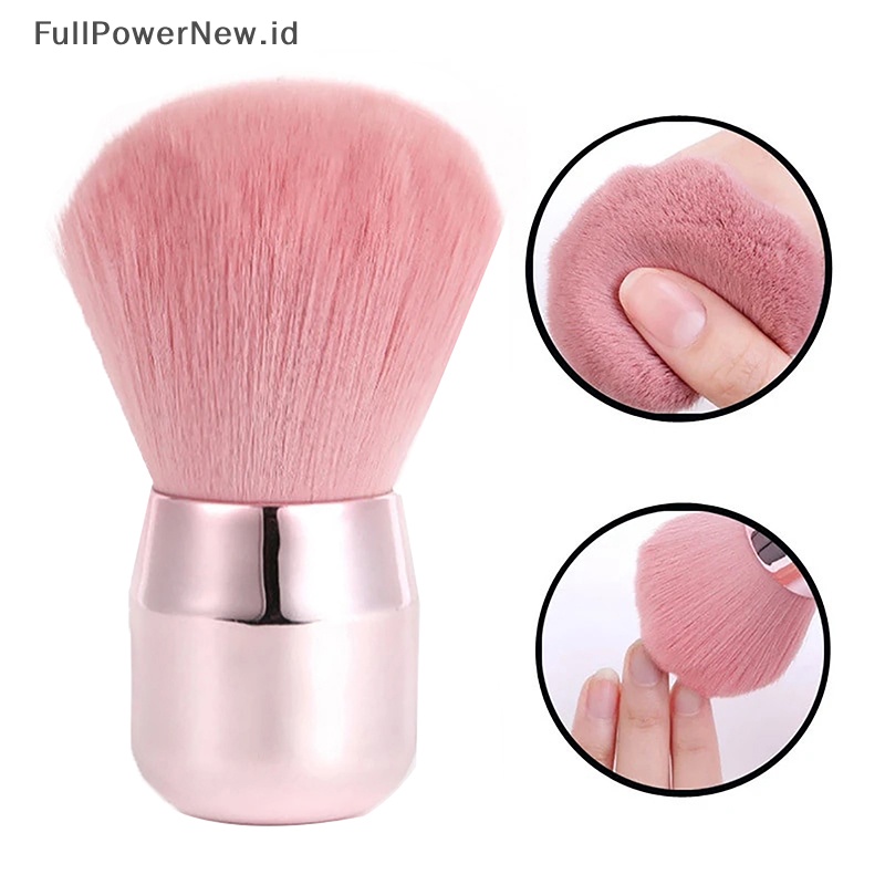 Power Soft Nail Art Cleaner Brush Pembersih Debu Kuas Bedak Manikur Alat Makeup ID