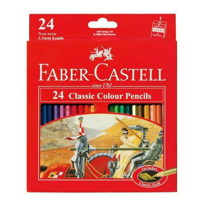 

Pensil Faber-Castell 24 Colour Classic