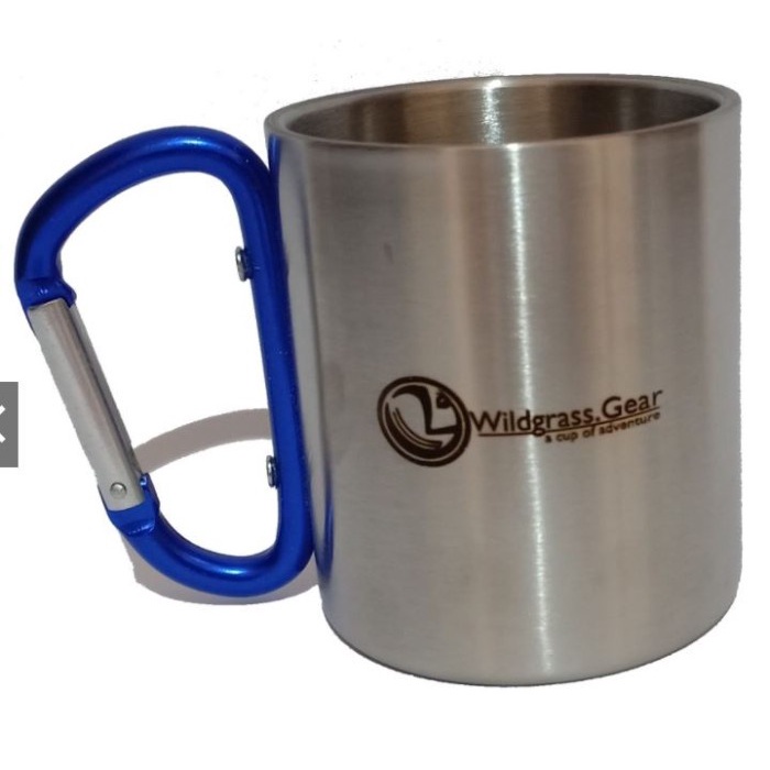 BLACKVENTURE Gelas mug stainless carabiner camping outdoor