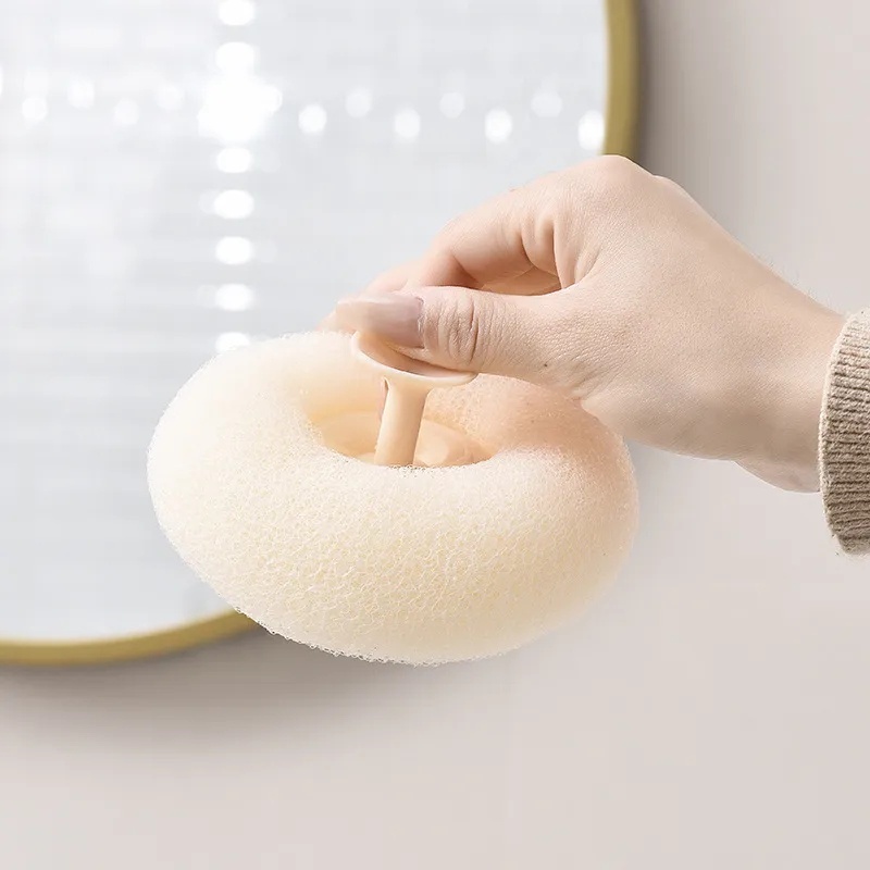 Exfoliator Scrubber Kulit Mandi Kreatif Dengan Suction Cup/ Body Shower Massage Brush Aksesoris Kamar Mandi