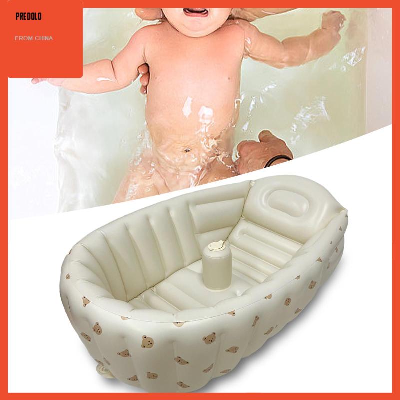 [Predolo] Bathtub Bayi Newborn Non Slip Portable Travel Bath Tub Untuk Bayi Balita Anak