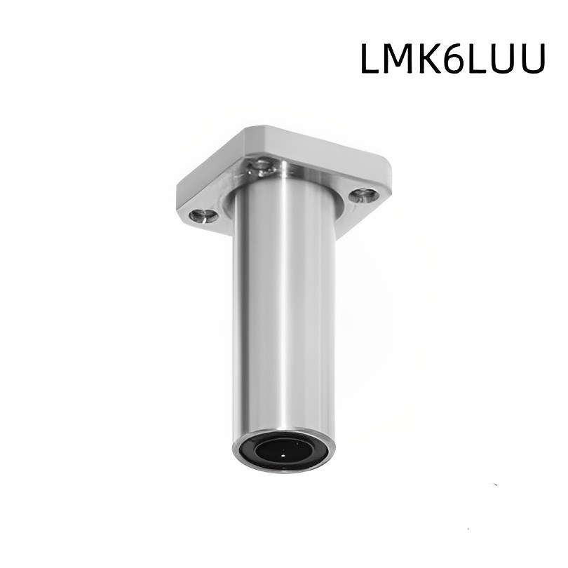 Lmk6 /8 /10 /12 /16LUU Alloy Steel Extended Square Flange Linear Bantalan Bola