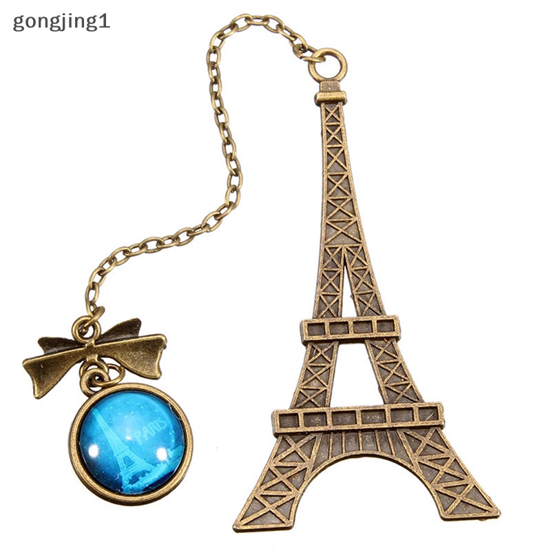 Ggg Vintage Eiffel Tower Metal Bookmark Untuk Buku Barang Kreatif Hadiah Anak Alat Tulis ID