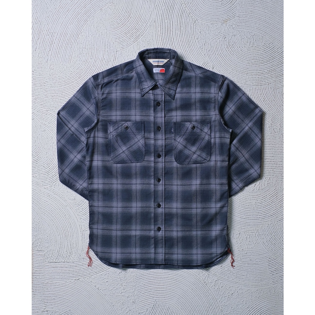 WINGMAN DENIM - CHECK FLANNEL BLUE/GREY V2