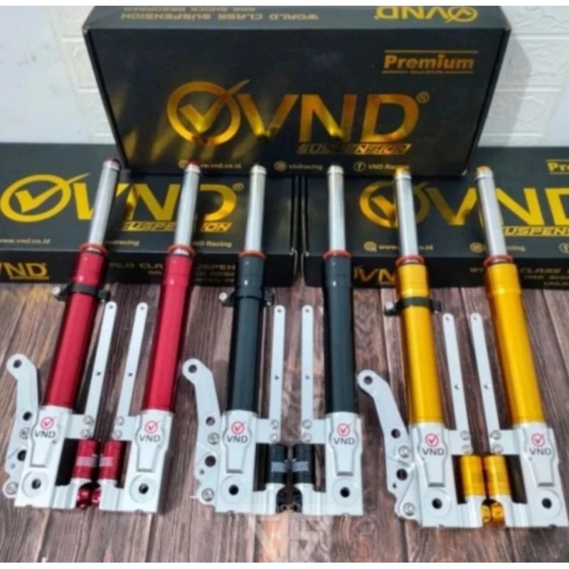 VND SHOCK TABUNG DEPAN USD UPSIDEDOWN AEROX / NMAX FULL CNC ORIGINAL VND BEST QUALITY - Dunia Variasi