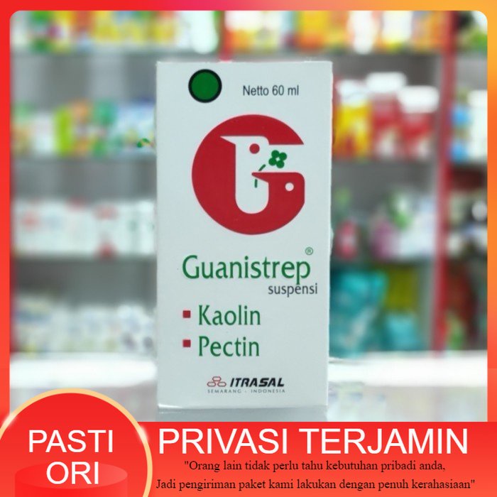 

guanistrep sirup 60 ml / obat diare