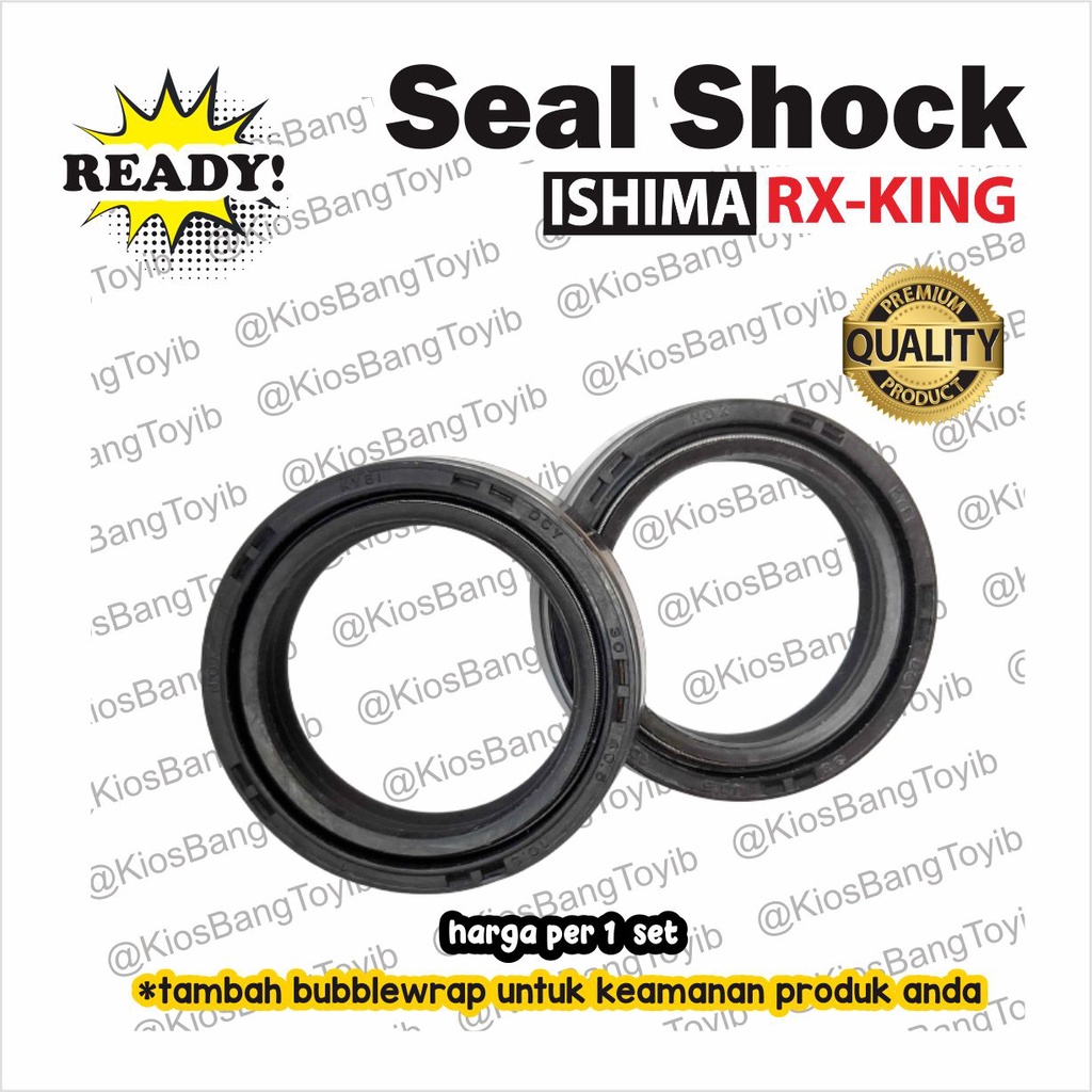 Seal Sil Shock Skok Depan Set Isi 2 Yamaha RX King RXK (Ishima)