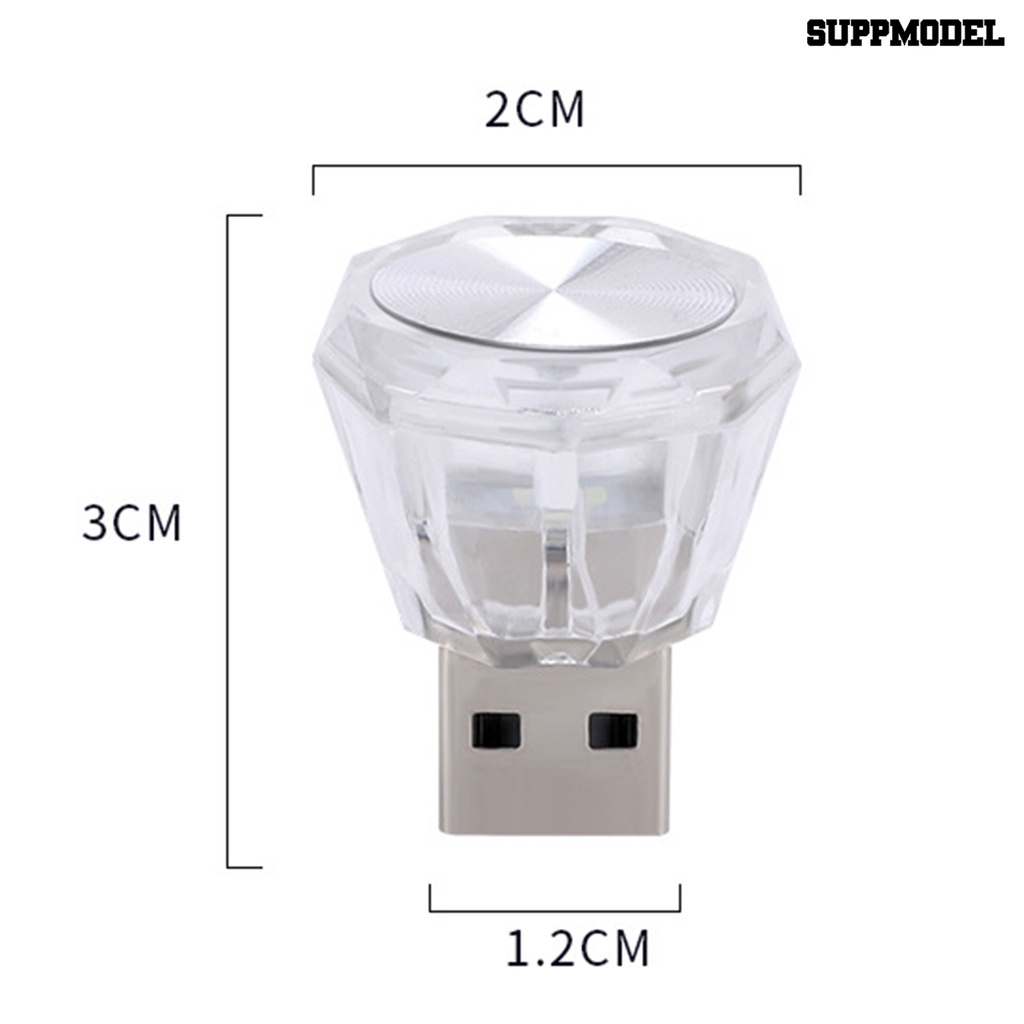 [SM]Lampu Ambient Mobil Antarmuka USB Plug And Play Buat Suasana Universal Mobil Miniatur Lampu Malam LED Aksesoris Interior