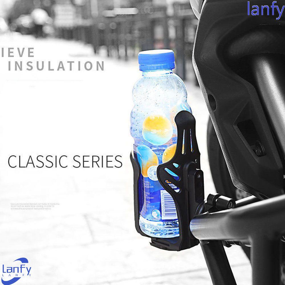 Lanfy Pemegang Botol Motor Bersepeda Sepeda Jalan Jarak Jauh Self-Propelled Peralatan Berkendara Adjustable Cermin Stang Stang Holder