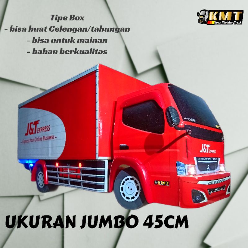Truk Oleng Box Detail Ukuran Jumbo (Full Lampu)