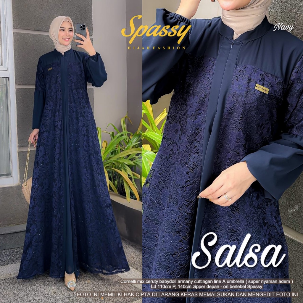 SALSA DRESS GAMIS MAXY ORI SPASSY | Ld110