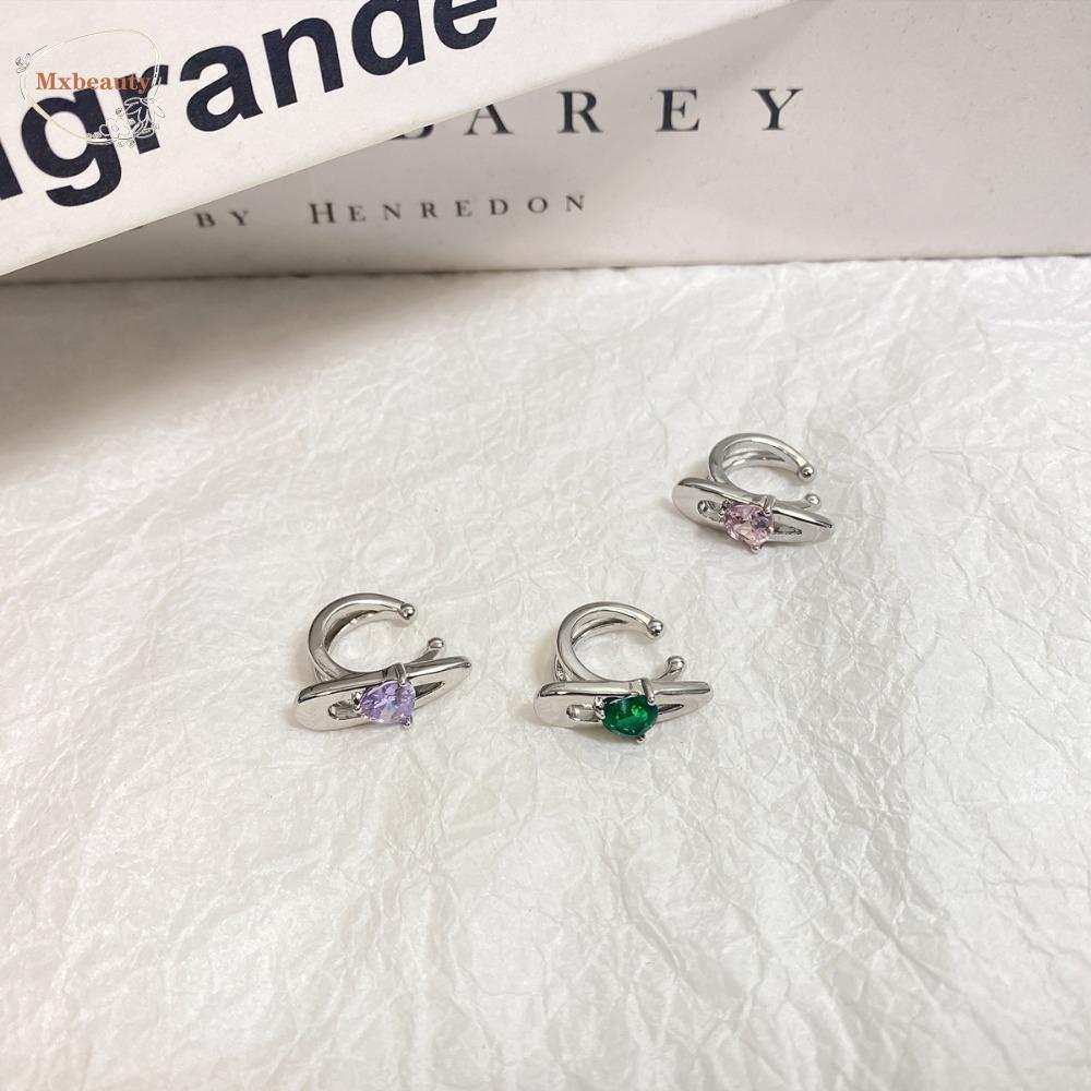 Mxbeauty Anting Wanita All-match Mewah Rambut Klip Bentuk Elegan Keren Manis Temperamen Telinga Tulang Klip