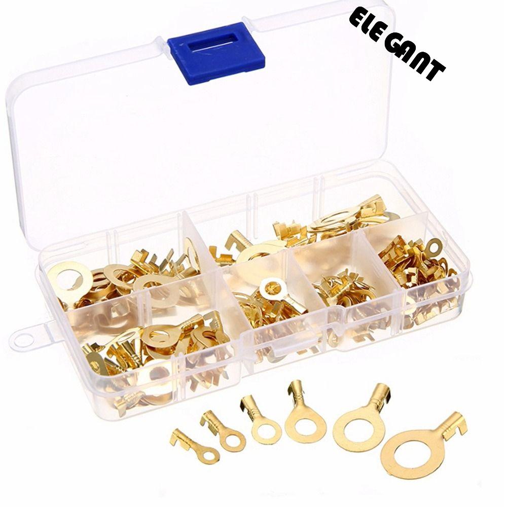 [Elegan] Ring Lug Mixted M3/M4/M5/M6/M8/M10 Kit Listrik Tipe O Aneka Lug Kabel Insulated