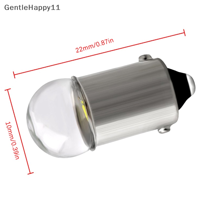 Gentlehappy 1pc BA9S T4W Bohlam Mobil Lampu Interior Baca Lampu Plat Nomor3030 SMD DC12V id